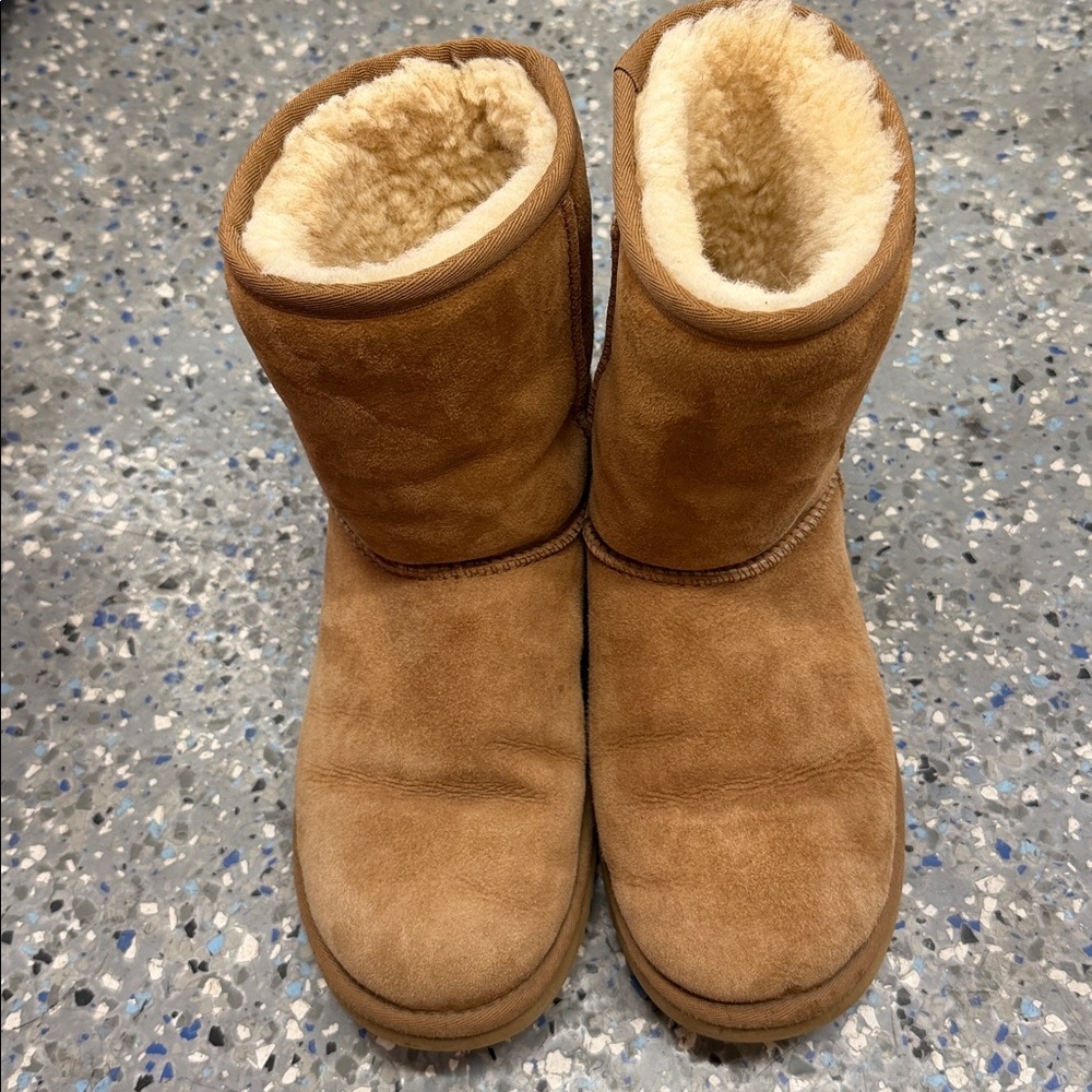 UGG Australia Oatmeal Waterproof Winter Boots Size 7 - Picture 2 of 7